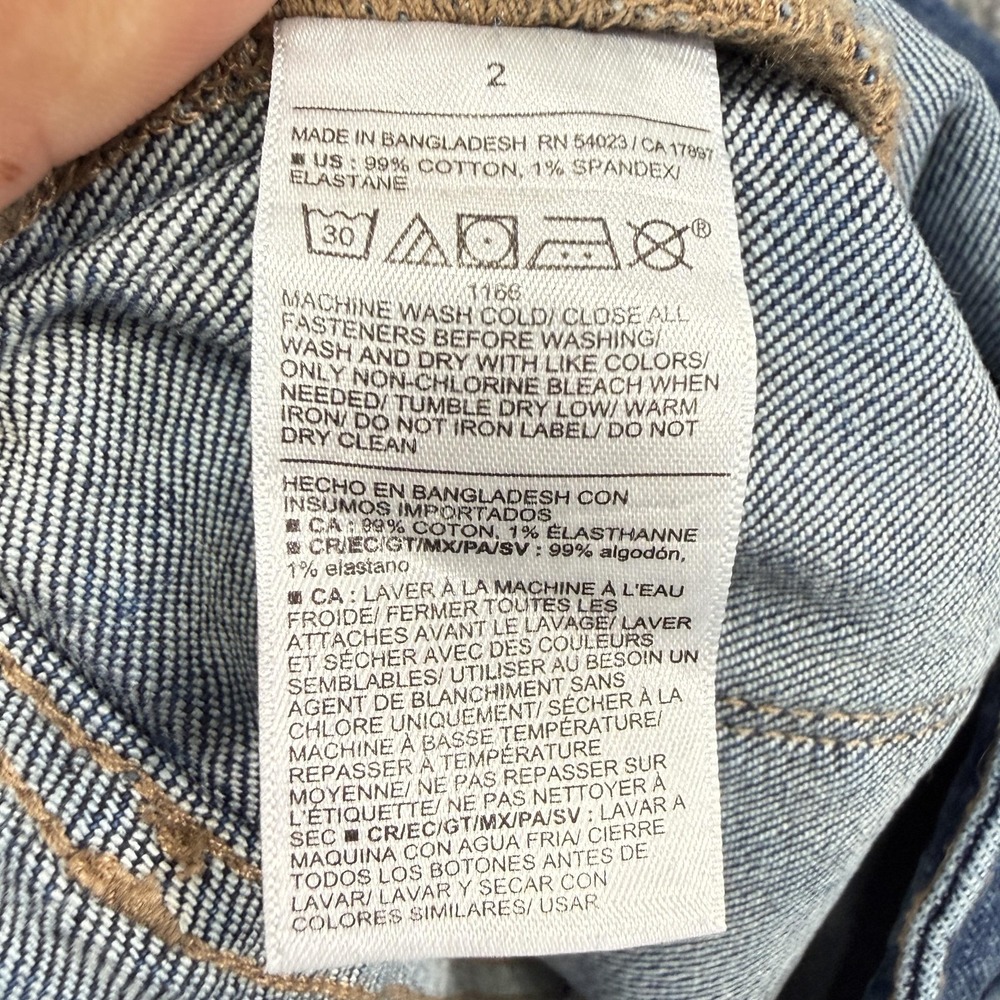 Old Navy Extra High-Rise Flare Jeans Womens 2 Blue Medium Wash Stretch Denim - Picture 12 of 12